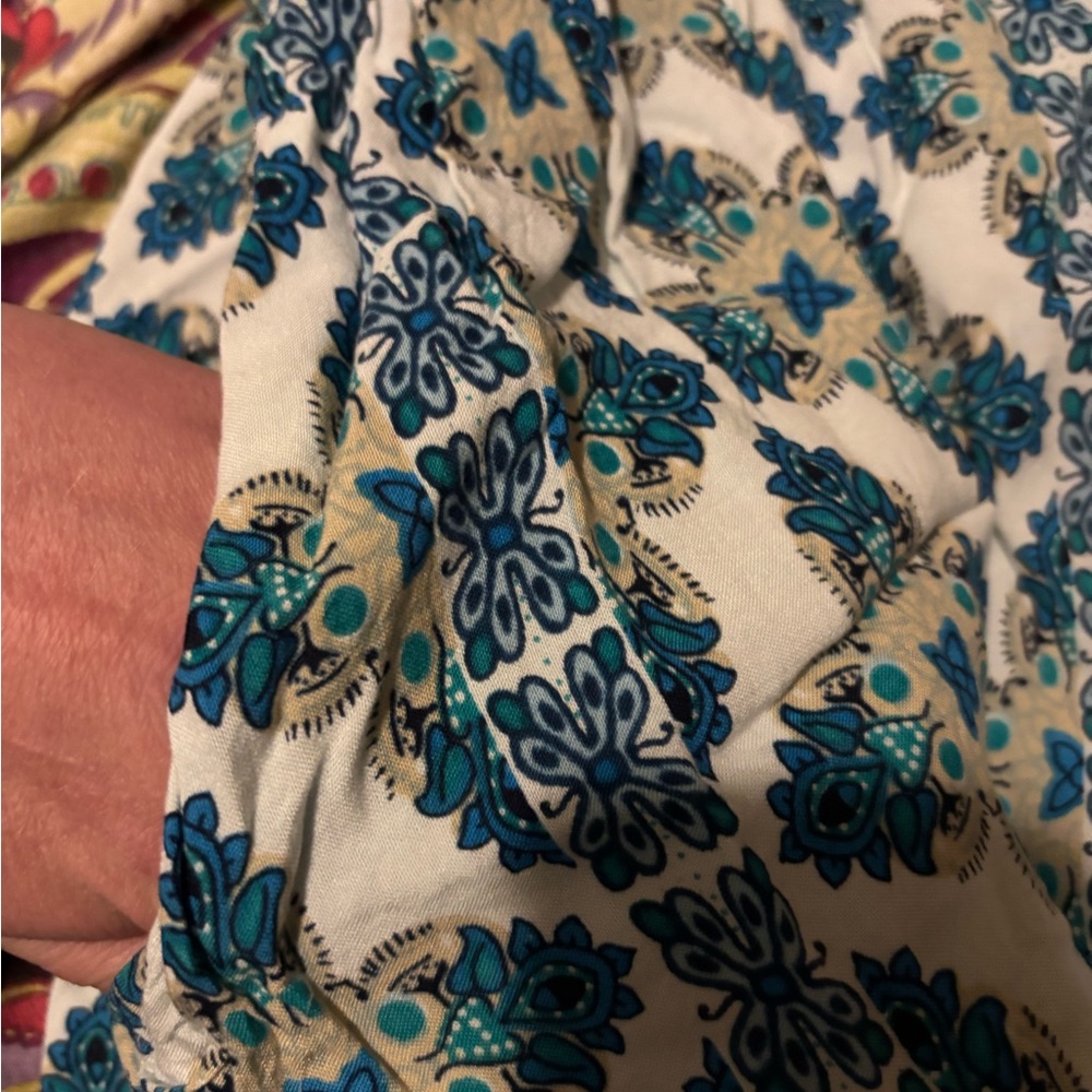 Bohemian Patterned Dress with Pockets - Picture 6 of 11
